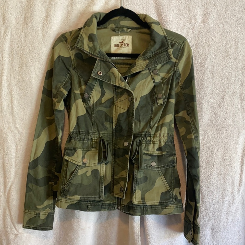 Hollister Jacket, size XS, Army green